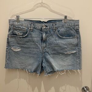 Rag and bone Distressed Denim Shorts